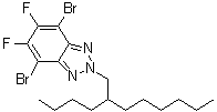 4,7-二溴-2-(2-丁基辛基)-5,6-二氟-2H-苯并三唑分子结构 (CAS 1283099-24-0)