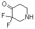 3,3-二氟-4-哌啶酮分子结构 (CAS 1283720-75-1)