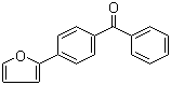 [4-(呋喃-2-基)苯基](苯基)甲酮分子结构 (CAS 128373-20-6)