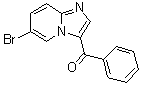 (6-溴咪唑并[1,2-a]吡啶-3-基)苯基甲酮分子结构 (CAS 1284293-40-8)