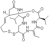 罗米地辛分子结构 (CAS 128517-07-7)