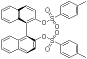 (S)-(+)-联萘酚二对甲苯磺酸酯分子结构 (CAS 128544-06-9)