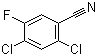 2,4-二氯-5-氟苯腈分子结构 (CAS 128593-93-1)