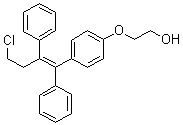 Ospemifene分子结构 (CAS 128607-22-7)