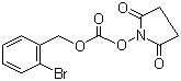 2-溴苄基-N-琥珀酰亚胺基碳酸酯分子结构 (CAS 128611-93-8)