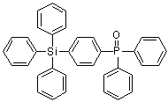 二苯基[4-(三苯基硅烷基)苯基]氧膦分子结构 (CAS 1286708-86-8)