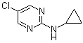 5-氯-N-环丙基-2-嘧啶胺分子结构 (CAS 1289385-19-8)
