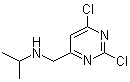 2,6-二氯-N-(1-甲基乙基)-4-嘧啶甲胺分子结构 (CAS 1289385-44-9)