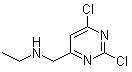 2,6-二氯-N-乙基-4-嘧啶甲胺分子结构 (CAS 1289386-58-8)
