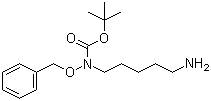 (5-氨基戊基)(苯基甲氧基)氨基甲酸叔丁酯分子结构 (CAS 129245-21-2)