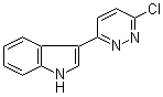 3-(6-氯-3-哒嗪基)-1H-吲哚分子结构 (CAS 129287-26-9)