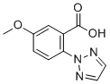 5-Methoxy-2-(2H-1,2,3-triazol-2-yl)benzoic acid molecular structure (CAS 1293284-55-5)