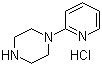1-(2-吡啶基)哌嗪盐酸盐分子结构 (CAS 129394-11-2)