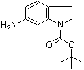 6-氨基吲哚啉-1-羧酸叔丁酯分子结构 (CAS 129488-00-2)