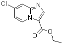 7-氯咪唑并[1,2-a]吡啶-3-羧酸乙酯分子结构 (CAS 1296201-68-7)