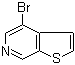 4-溴噻吩并[2,3-c]吡啶分子结构 (CAS 1296224-08-2)