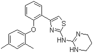 structure of CAS# 129639-79-8, Abafungin;N-[4-[2-(2,4-Dimethylphenoxy)phenyl]-2-thiazolyl]-1,4,5,6-tetrahydro-2-pyrimidinamine; BAY-W 6341