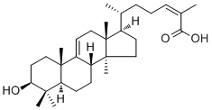 3-羟基羊毛甾-9(11),24-二烯-26-酸分子结构 (CAS 129724-83-0)
