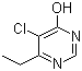 5-氯-6-乙基嘧啶-4-醇分子结构 (CAS 130129-58-7)