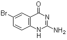 2-氨基-6-溴-4(1H)-喹唑啉酮分子结构 (CAS 130148-53-7)