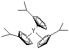 三[(1,2,3,4,5-eta)-1-(1-甲基乙基)-2,4-环戊二烯-1-基]钇分子结构 (CAS 130206-63-2)