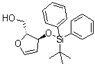 1,4-Anhydro-2-deoxy-3-O-[(tert-butyl)diphenylsilyl]-D-erythro-pent-1-enitol molecular structure (CAS 130277-32-6)