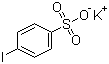 4-碘苯磺酸钾分子结构 (CAS 13035-63-7)