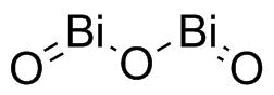 Bismuth trioxide molecular structure (CAS 1304-76-3)