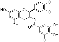 (-)-没食子酸儿茶素酯分子结构 (CAS 130405-40-2)
