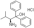 (S)-2-氨基-3-甲基-1,1-二苯基-1-丁醇盐酸盐分子结构 (CAS 130432-39-2)