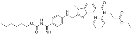 Dabigatran Etexilate Propanoate molecular structure (CAS 1304574-20-6)