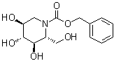 (2R,3R,4R,5S)-3,4,5-Trihydroxy-2-(hydroxymethyl)-1-piperidinecarboxylic acid phenylmethyl ester molecular structure (CAS 130539-12-7)