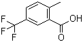 2-Methyl-5-(trifluoromethyl)benzoic acid molecular structure (CAS 13055-63-5)