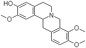 D-四氢药根碱分子结构 (CAS 13063-54-2)