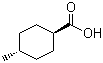 反式-4-甲基环己羧酸分子结构 (CAS 13064-83-0)