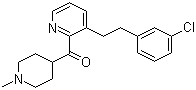 Loratadine ketone molecular structure (CAS 130642-50-1)