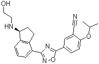 Ozanimod molecular structure (CAS 1306760-87-1)