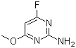 2-氨基-6-氟-4-甲氧基嘧啶分子结构 (CAS 130687-25-1)