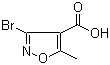3-溴-5-甲基异噁唑-4-羧酸分子结构 (CAS 130742-22-2)