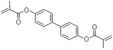 4,4'-亚联苯基二异丁烯酸酯分子结构 (CAS 13082-48-9)
