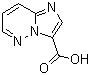 咪唑并[1,2-b]哒嗪-3-羧酸分子结构 (CAS 1308384-58-8)