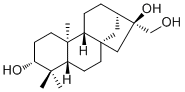 (16alpha)-贝壳杉烯-3,16,17-三醇分子结构 (CAS 130855-22-0)