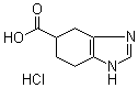 4,5,6,7-Tetrahydro-1H-benzimidazole-5-carboxylic acid hydrochloride molecular structure (CAS 131020-57-0)