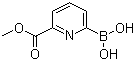 (6-(Methoxycarbonyl)pyridin-2-yl)boronic acid molecular structure (CAS 1310404-17-1)
