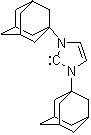 structure of CAS# 131042-77-8, 1,3-Diadamantylimidazol-2-ylidene;1,3-Bis(1-adamantyl)-1,3-dihydro-2H-imidazol-2-ylidene; 1,3-Bis(adamantan-1-yl)-1,3-dihydro-2H-imidazol-2-ylidene