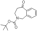1,3,4,5-四氢-5-氧代-2H-2-苯并氮杂卓-2-羧酸叔丁酯分子结构 (CAS 1311254-77-9)