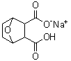 7-氧杂双环[2.2.1]庚烷-2,3-二羧酸单钠盐分子结构 (CAS 13114-29-9)