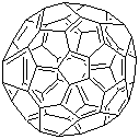 富勒烯-C60分子结构 (CAS 131159-39-2)