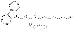 (2S)-2-[[(9H-Fluoren-9-ylmethoxy)carbonyl]amino]-2-methyl-8-nonenoic acid molecular structure (CAS 1311933-83-1)