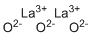氧化镧分子结构 (CAS 1312-81-8)